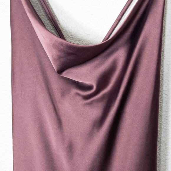 Show Me Your Mumu Dress Purple Slip Size S Romantic Sheen Wedding Guest - Picture 3 of 7